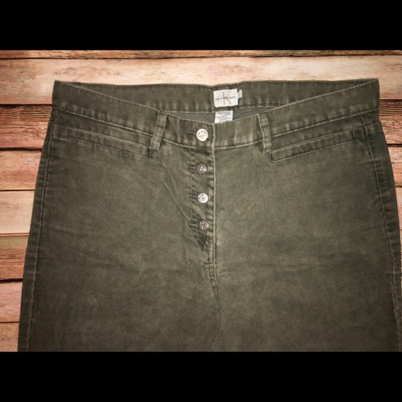 Calvin Klein Distressed Corduroy Pants Size 12 - Picture 3 of 9